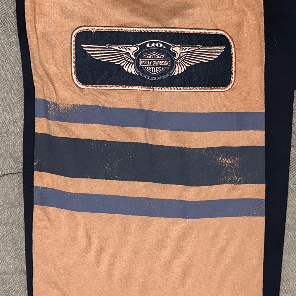 Vintage Harley-Davidson El Paso TX Colorblock LS Tee Large - Picture 4 of 4